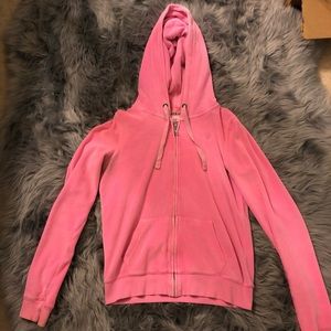 VS PINK ZIP UP HOODIE